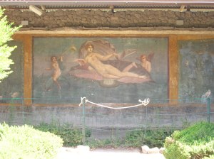Wall fresco of Venus, Pompeii